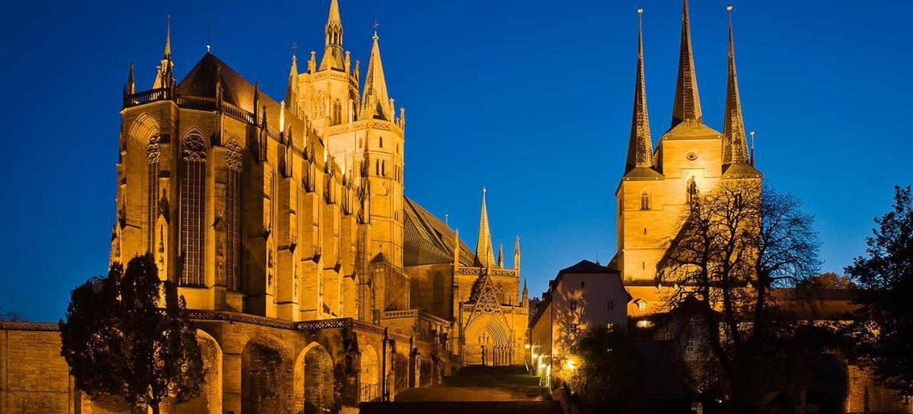 zentrumnahe Privatzimmer Erfurt Exterior foto